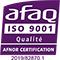 Certification AFAQ - ISO 9001
